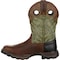 Durango Men's Western Boot, 8 M, Leather, 11 in H, Oiled Brown/Forest Green DDB0177 - alternate 7